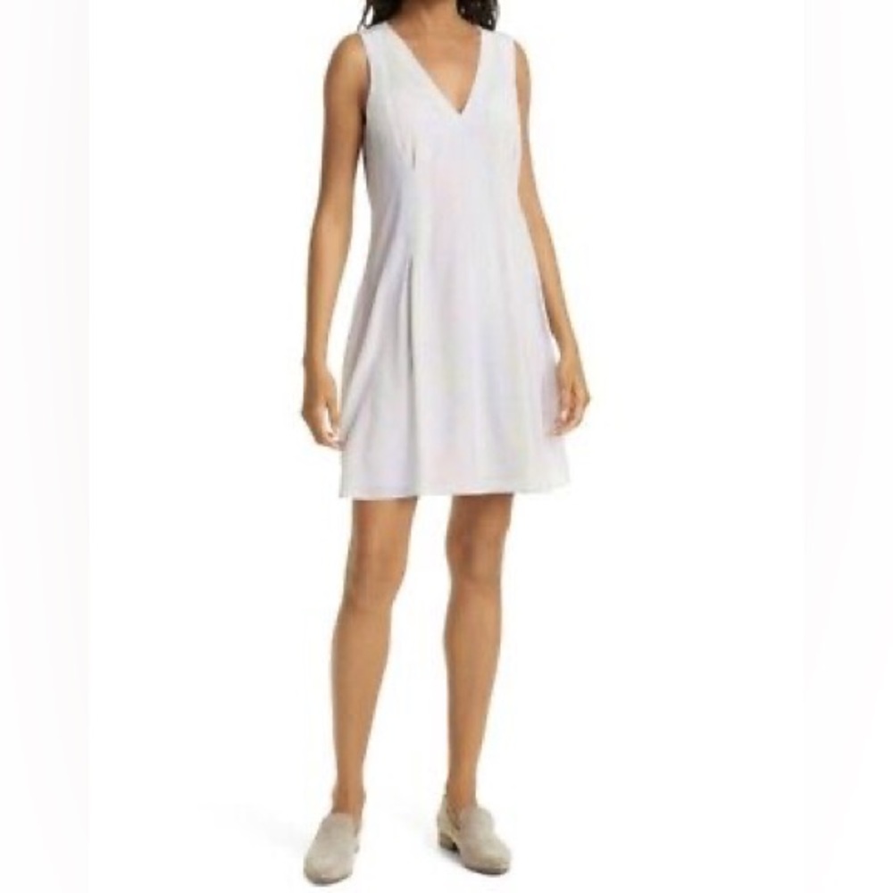 Club Monaco Sleeveless Silk Minidress Multicolor